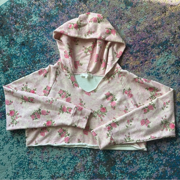 💕LoveShackFancy Cropped Hoodie 💕 - Picture 4 of 16